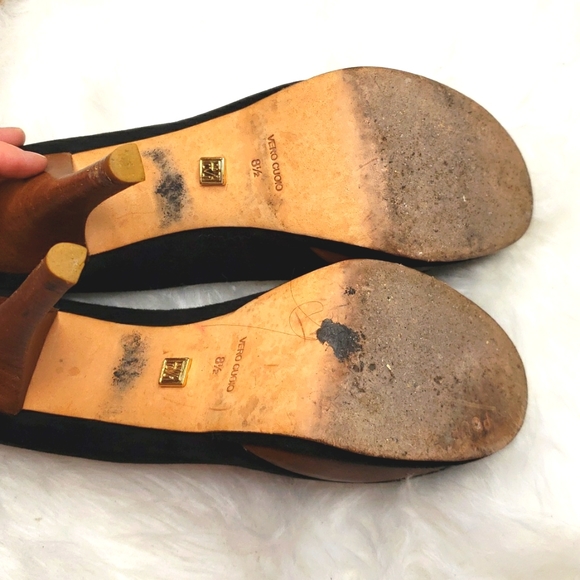 Pour La Victoire Alvery Black Suede Platform Pumps size 8.5 - Picture 10 of 12